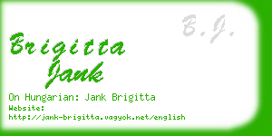 brigitta jank business card